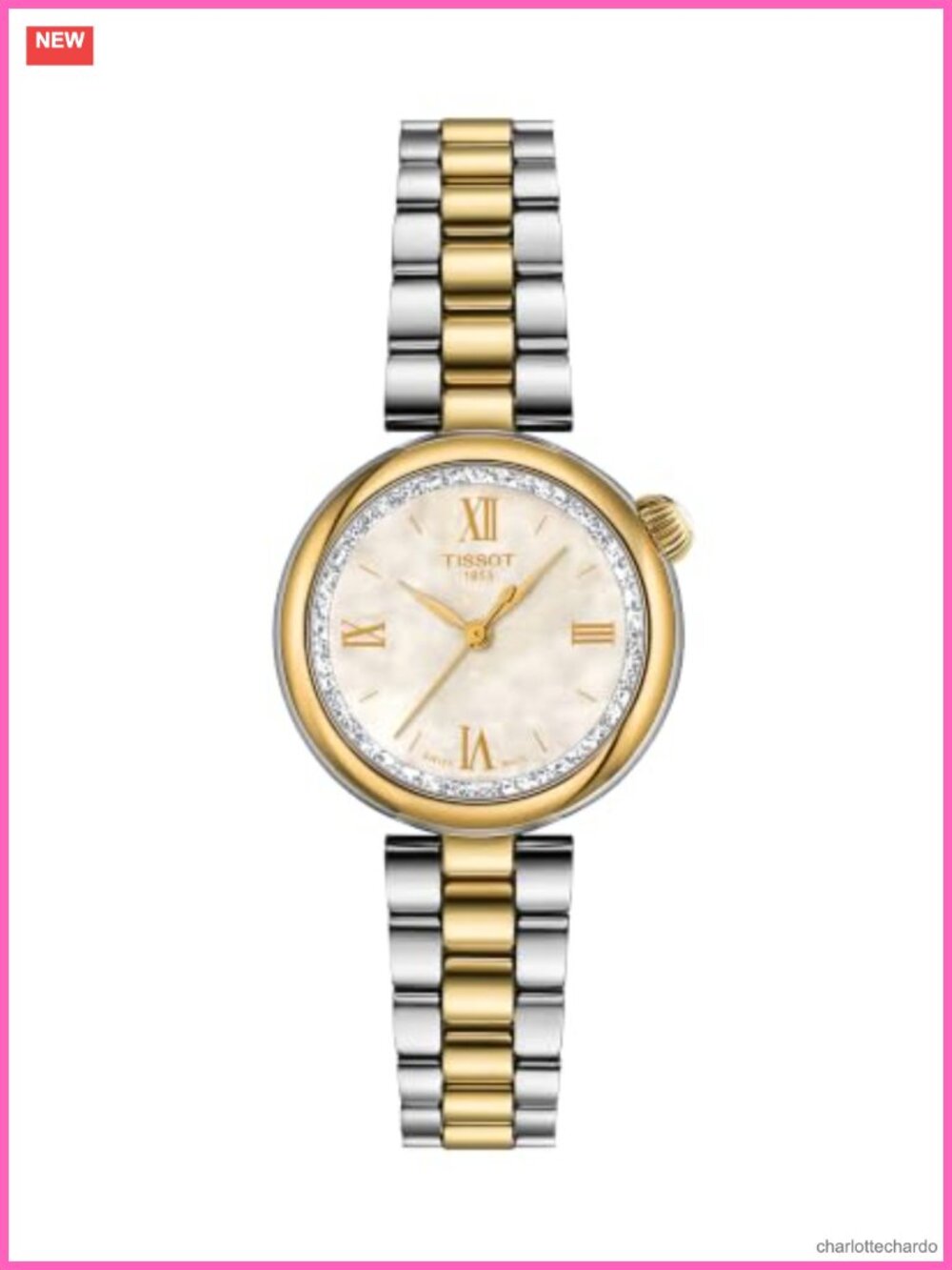 Tissot DƩsir Swiss Quartz 28mm Mother-of-Pearl Women's Watch Stainless Steel